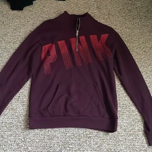 Pink brand quarter zip